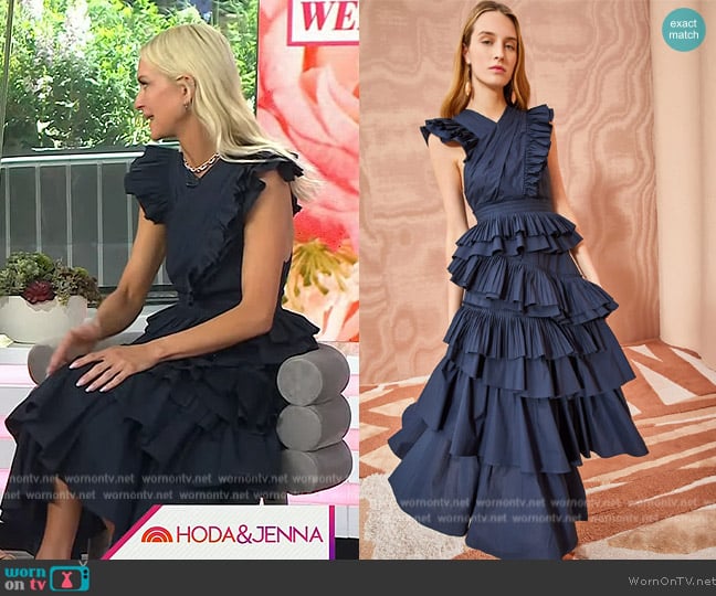 Ulla Johnson Aurore Dress worn by Zanna Roberts on Today