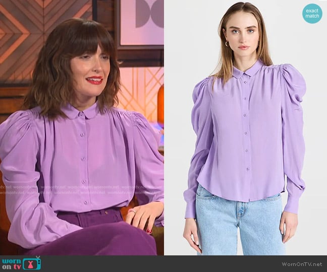 Ulla Johnson Dari Blouse worn by Rose Byrne on E! News