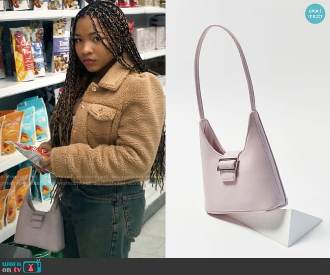 Urban Outfitters Laila Shoulder Bag worn by Delilah (Laya DeLeon Hayes) on The Equalizer