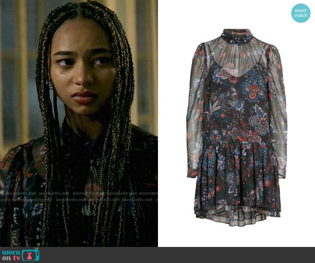 Veronica Beard Bolade Dress worn by Natalie Lane Irons (Tayler Buck) on Superman and Lois