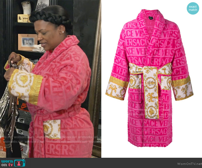 WornOnTV: Kandi's pink Versace robe on The Real Housewives of Atlanta, Kandi Burruss