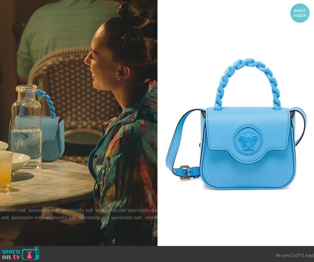 WornOnTV: Amanza's mint green Fendi bag on Selling Sunset