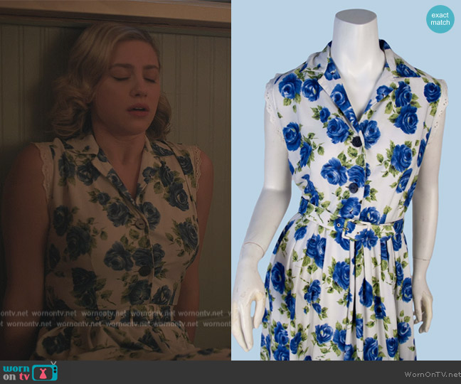 WornOnTV: Betty's rose print dress on Riverdale, Lili Reinhart