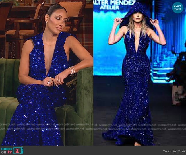 Walter Mendez Reunion Dress worn by Melissa Gorga on The Real Housewives of New Jersey