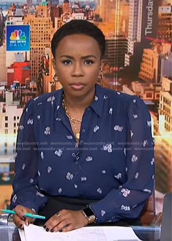 Zinhle Essamuah Outfits & Fashion on NBC News Daily | Zinhle Essamuah