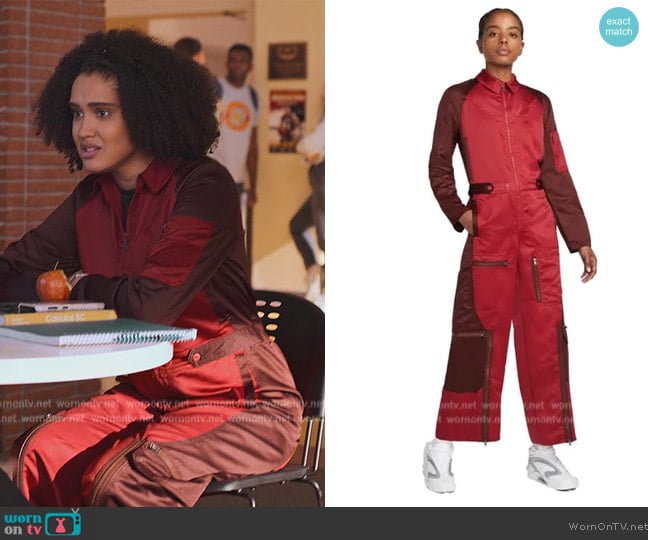 Air Jordan Engineered Flight Jumpsuit worn by Fabiola Torres (Lee Rodriguez) on Never Have I Ever