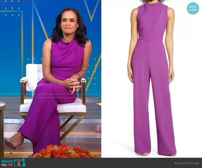 WornOnTV: Linsey’s purple jumpsuit on Good Morning America | Linsey ...