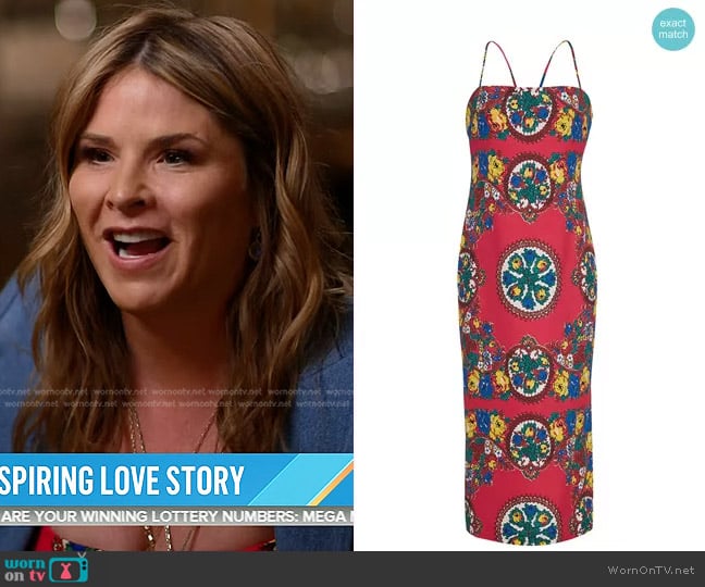 Cara Cara Dria Dress worn by Jenna Bush Hager on Today