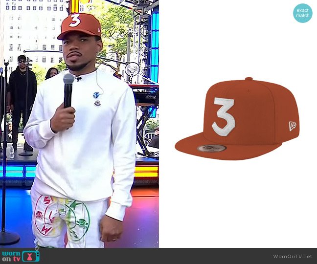 Chance The Rapper Chance 3 New Era Baseball Cap worn by Chance the Rapper on Today