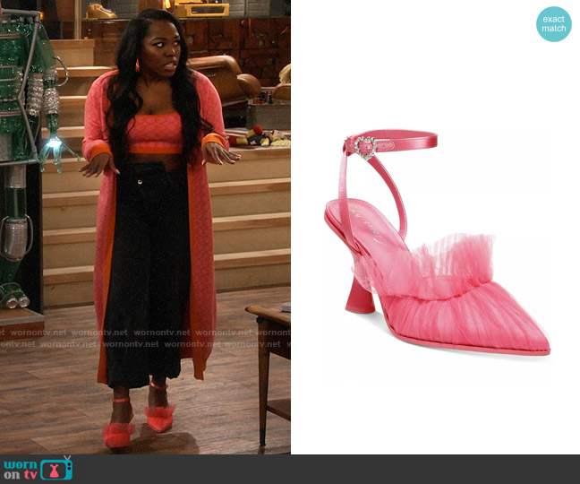 Circus by Sam Edelman Michelle Tulle Pumps worn by Harper (Laci Mosley) on iCarly