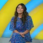 Dr. Pimple Popper Sandra Lee’s blue floral dress on Today