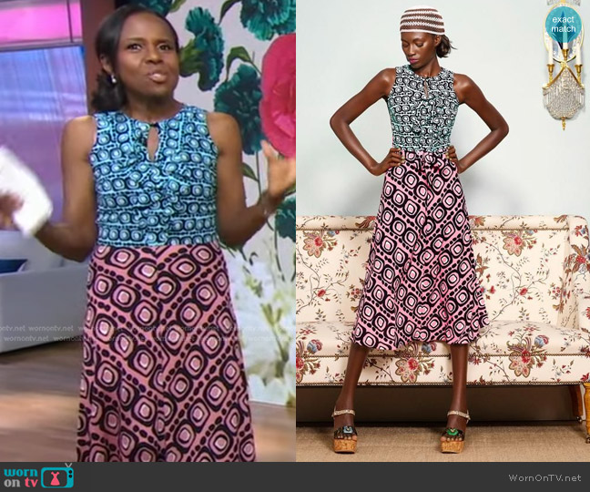 Duro Olowu 2015 Spring Ready to Wear Collection worn by Deborah Roberts on Good Morning America