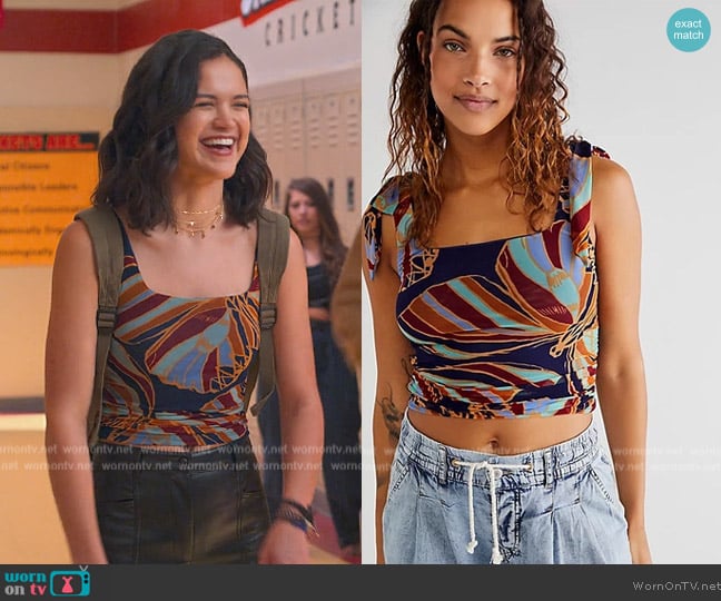 Free People Avenue Tank worn by Victoria Moroles (Victoria Moroles) on Never Have I Ever