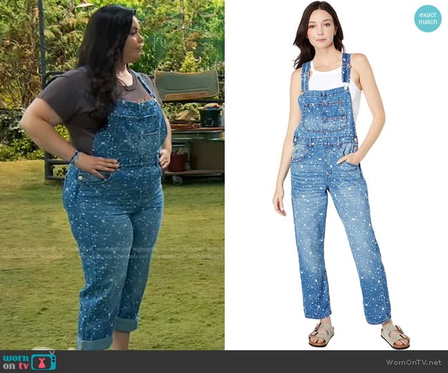 Free People Ziggy Denim Overalls worn by Lou Hockhauser (Miranda May) on Bunkd