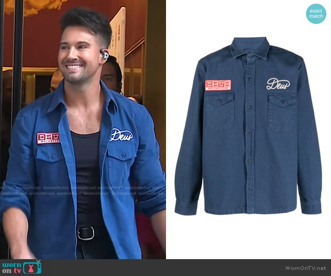 Deus Ex Machina Graphic-Print Cotton Shirt worn by James Maslow on Today