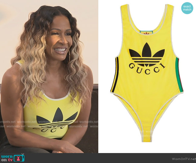 WornOnTV: Sheree's yellow Gucci swimsuit on The of | Sheree Whitefield | Clothes and Wardrobe from TV