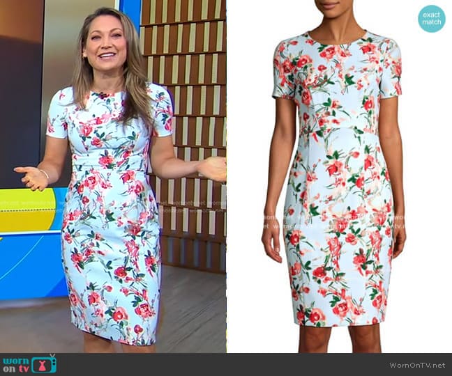 Jodee Dress by Black Halo worn by Ginger Zee on Good Morning America