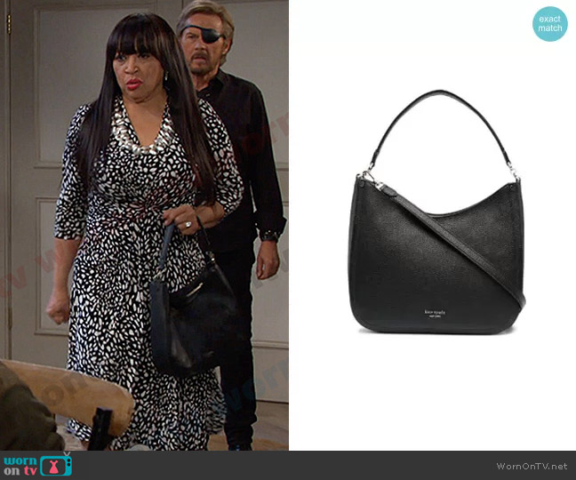 Kate Spade Large Roulette Shoulder Bag worn by Paulina Price (Jackée Harry) on Days of our Lives