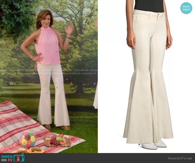 L'Agence Lorde High-Rise Flare Pants worn by Hoda Kotb on Today