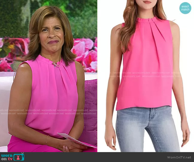 Vince Camuto Luxe Woven Tank worn by Hoda Kotb on Today