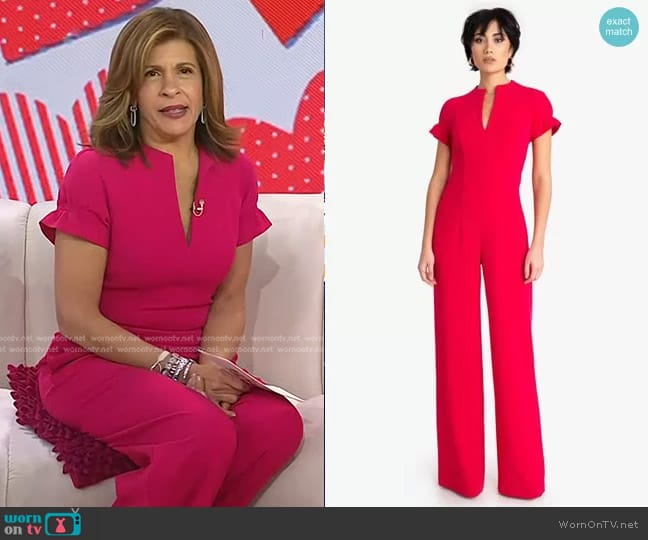 Patel Jumpsuit in Snapdragon by Black Halo worn by Hoda Kotb on Today