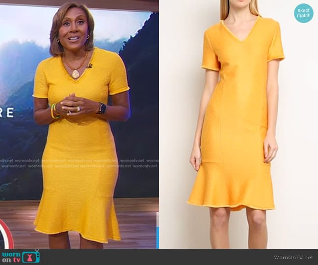 St. John Collection Caris Dress worn by Robin Roberts on Good Morning America