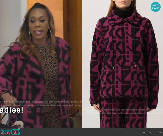 Kenzo Sweatshirt worn by Sanya Richards-Ross on The Real Housewives of Atlanta