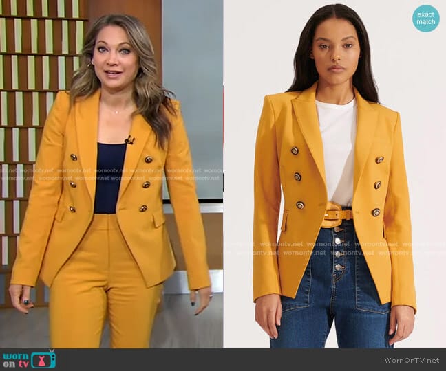 Veronica Beard Miller Dickey Jacket worn by Ginger Zee on Good Morning America