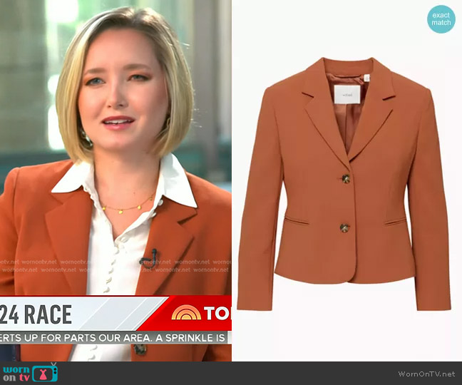 Wilfred Notes Blazer worn by Dasha Burns on Today