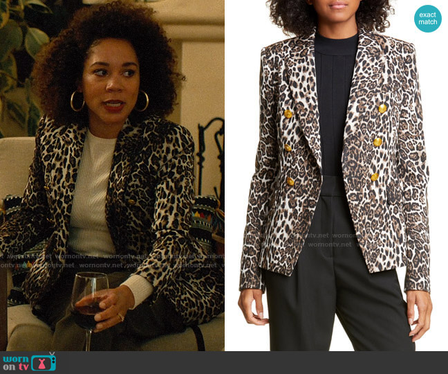 WornOnTV: Carolyn’s leopard print blazer on Based on a True Story ...