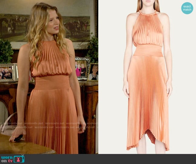 A.L.C. Renzo II Dress worn by Summer Newman (Allison Lanier) on The Young and the Restless