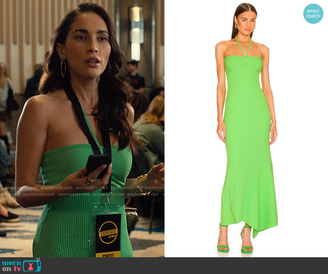 A.L.C. Sofia Dress in Agave worn by Ruby Gale (Priscilla Quintana) on Based on a True Story