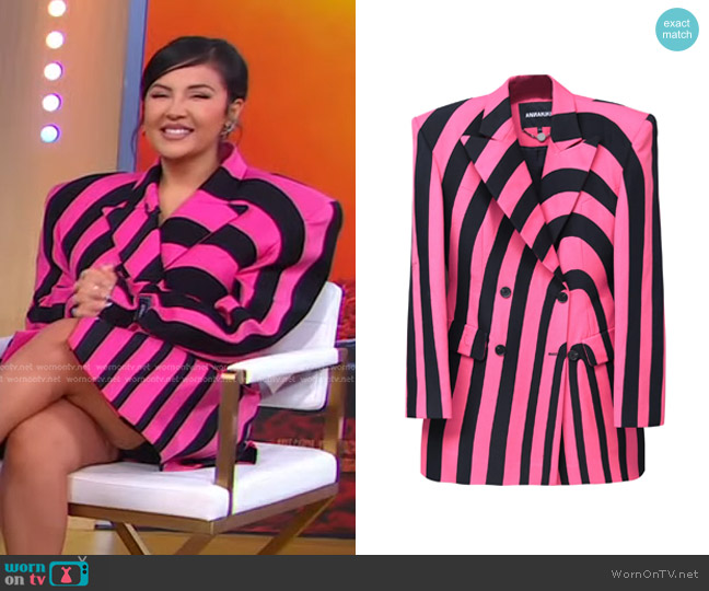 Annakiki Wool Fractal Suit worn by Annie Gonzalez on Good Morning America