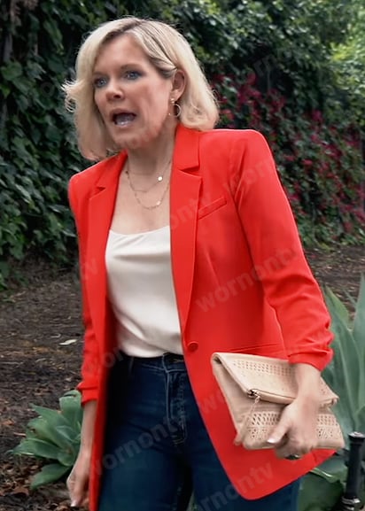 Ava’s red blazer on General Hospital