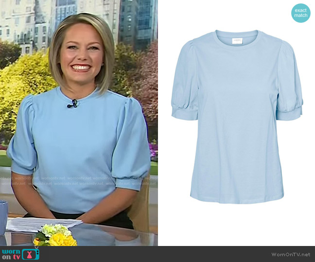 WornOnTV: Dylan's puff sleeve top on Today Dylan | Clothes and Wardrobe from TV