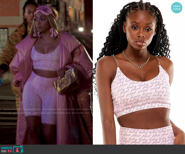 WornOnTV: Renee's purple bra on Run the World, Bresha Webb