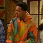 Booker’s orange tie dye hoodie on Ravens Home