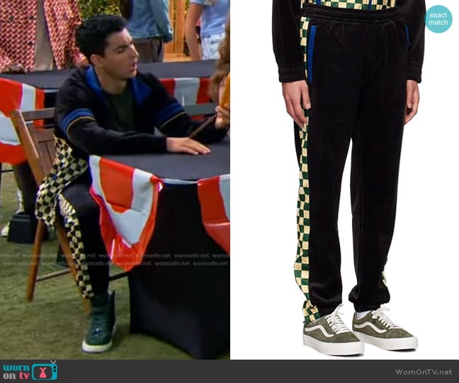 Brain Dead Sergio Tacchini Edition Polyester Tracksuit worn by Parker Preston (Trevor Tordjman) on Bunkd