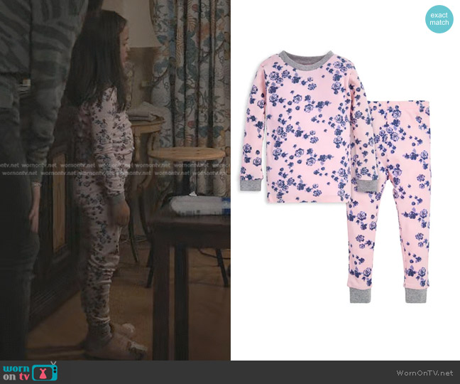 Burt's Bees Baby 2-Piece Pj Set for Girls worn by Eden Stone (Paisley Day Herrera) on Manifest