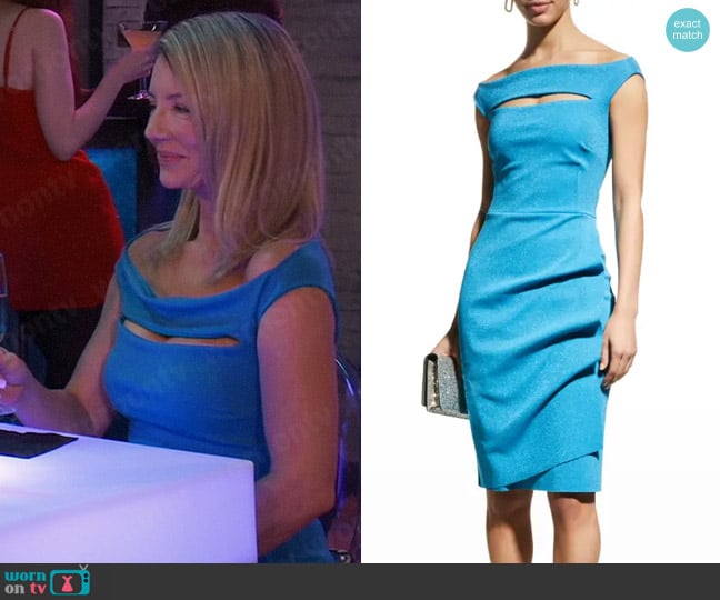 Chiara Boni La Petite Robe Melania Sugar Dress worn by Nina Reeves (Cynthia Watros) on General Hospital