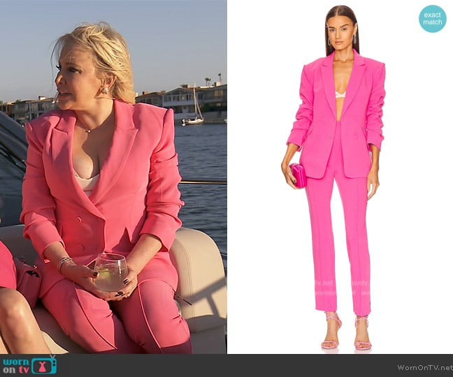 Cinq a Sept Kris Blazer worn by Shannon Beador on The Real Housewives of Orange County