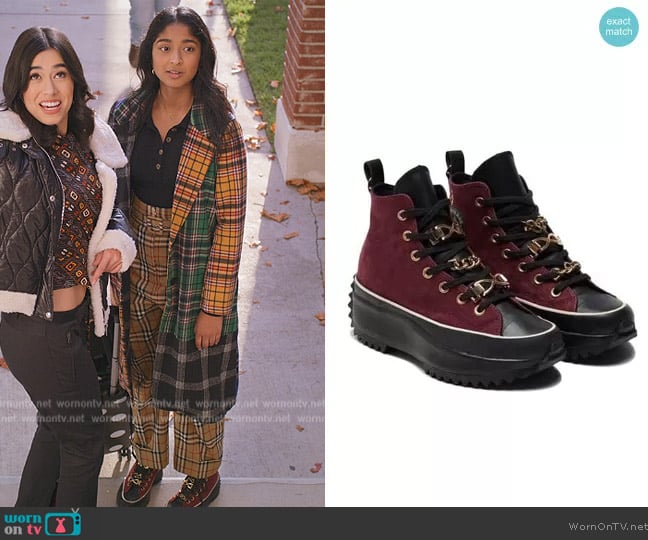 Louis Vuitton Platform Laureate Desert Boots worn by Jennifer