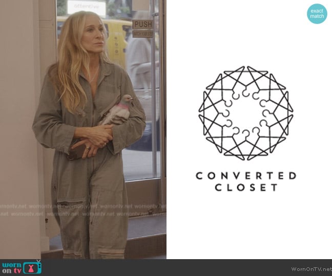 Converted Closet Vintage K-2B USAF Flight Suit worn by Carrie Bradshaw (Sarah Jessica Parker) on And Just Like That