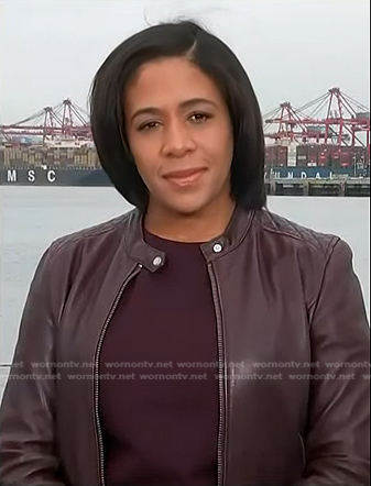 WornOnTV: Dana Griffin’s brown quilted shoulder leather jacket on NBC ...