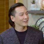 Daniel Wu’s printed blazer on Live with Kelly and Mark