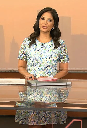 Darlene's floral lace dress on Today