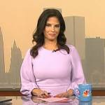 Darlene’s pink tulip hem dress on Today