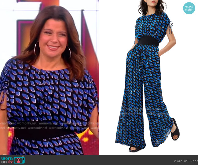 WornOnTV: Meghan’s floral print pants on The View | Meghan McCain ...