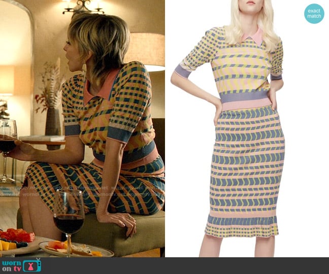 Diane von Furstenberg Jenny Sweater worn by Serena (Annabelle Dexter-Jones) on Based on a True Story