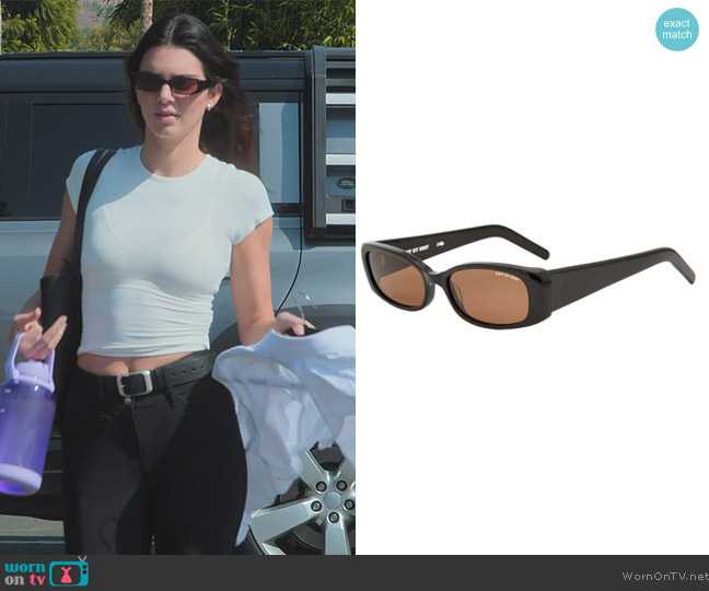 DMY by DMY Preston rectangular acetate sunglasses worn by Kendall Jenner (Kendall Jenner) on The Kardashians